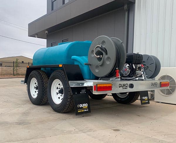 duro poly water trailer dual axle