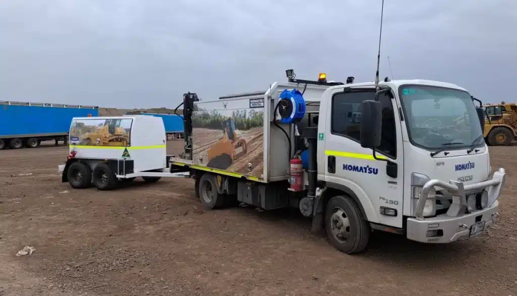 Fully Customised Duro Service Trailer for Komatsu