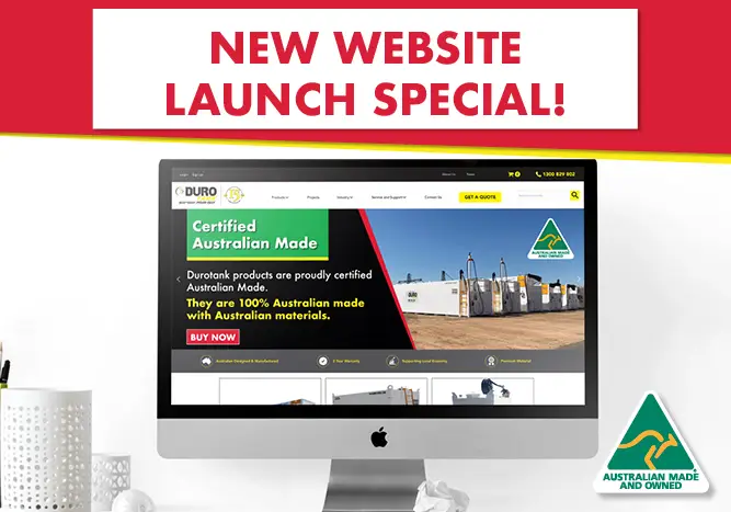 Durotank Website launch campaign
